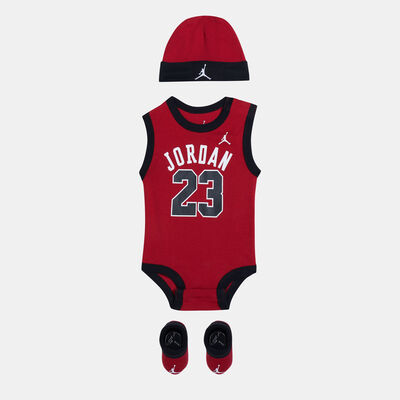 Jordan Kids' Air 23 Bodysuit (Baby and Toddler) Red