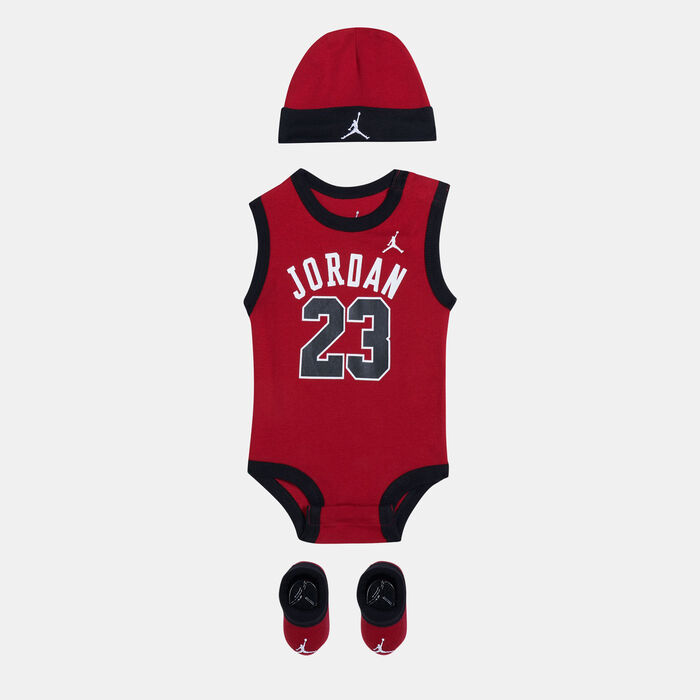 Jordan Kids' Air 23 Bodysuit (Baby and Toddler) Red image number 0