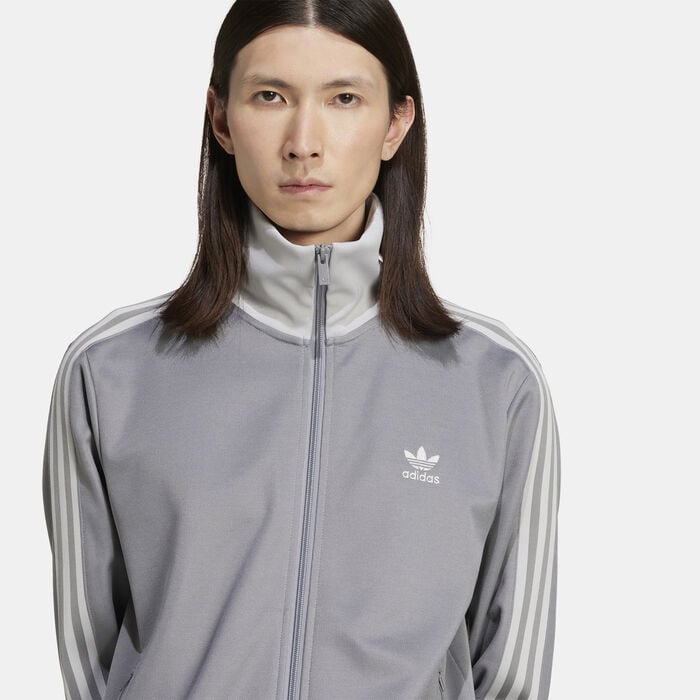adidas Originals Men's Adicolor Classics Beckenbauer Track Jacket Grey adidas Originals Men's Adicolor Classics Beckenbauer Track Jacket Grey image number 3