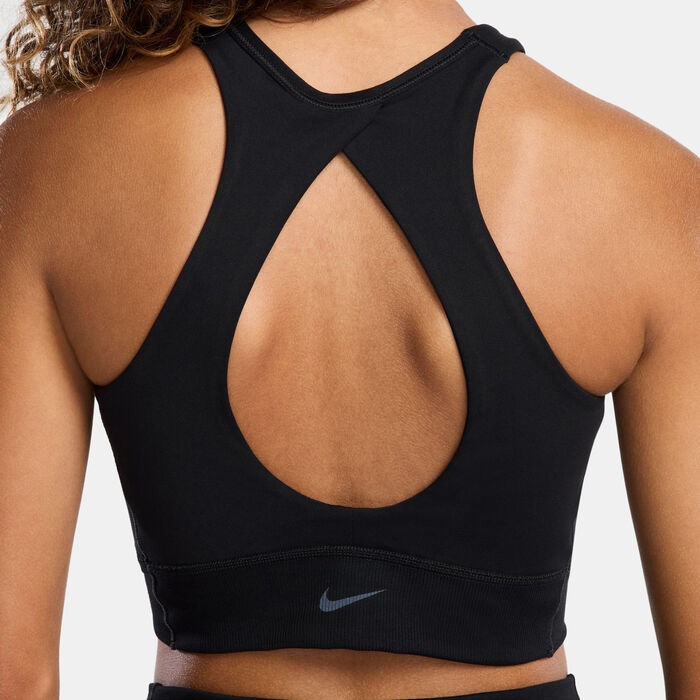Nike Women's One Twist Light-Support High-Neck Sports Bra Black image number 3