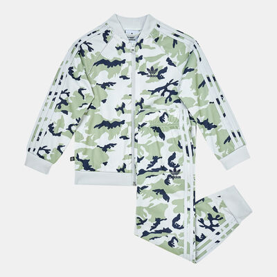 adidas Originals Kids' Camo SST Tracksuit Multi-Color adidas Originals Kids' Camo SST Tracksuit Multi-Color
