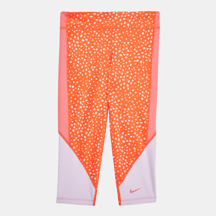 Nike Kids' Dri-FIT One Capri Leggings (Older Kids) Orange Nike Kids' Dri-FIT One Capri Leggings (Older Kids) Orange image number 0