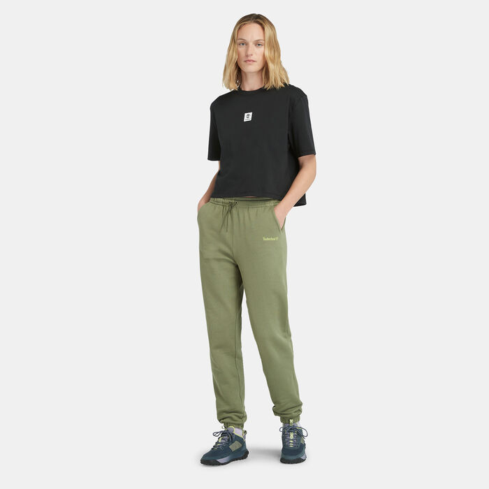 Timberland Women's Stack Logo T-Shirt Black Timberland Women's Stack Logo T-Shirt Black image number 2