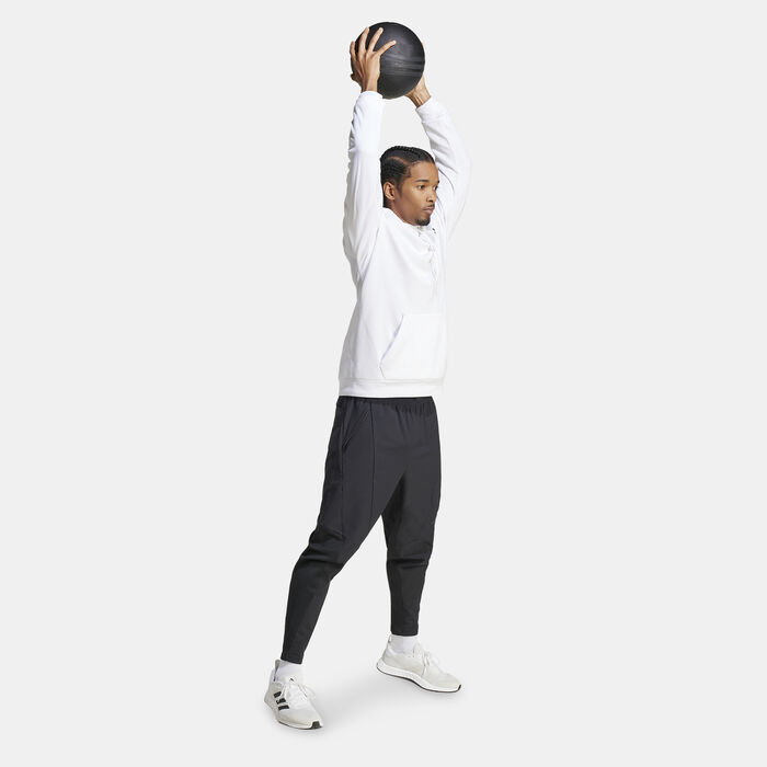 adidas Game and Go 3-Stripes Training Hoodie White adidas Game and Go 3-Stripes Training Hoodie White image number 2