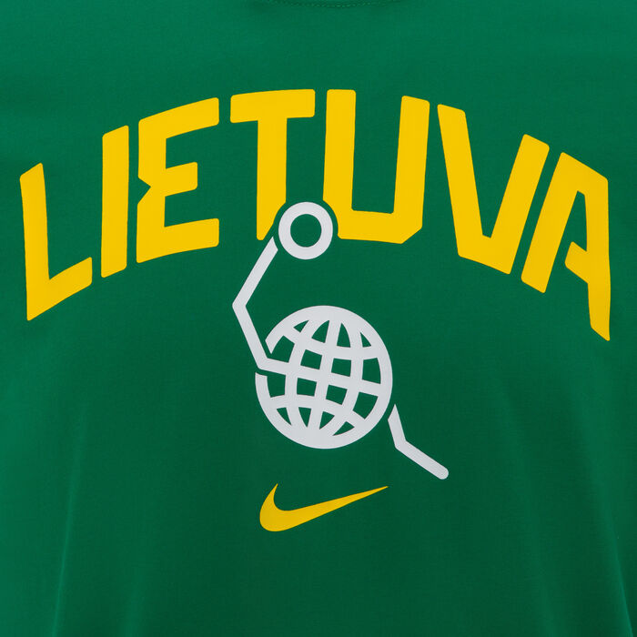 Nike Men's Lithuania Olympics 24 Basketball Graphic T-Shirt Green Nike Men's Lithuania Olympics 24 Basketball Graphic T-Shirt Green image number 2