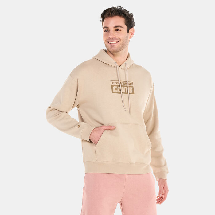 Converse Men's CONS Fleece Pullover Hoodie Beige Converse Men's CONS Fleece Pullover Hoodie Beige image number 0