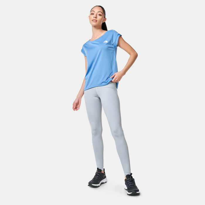 The North Face Women's Tanken Hiking T-Shirt Blue The North Face Women's Tanken Hiking T-Shirt Blue image number 2