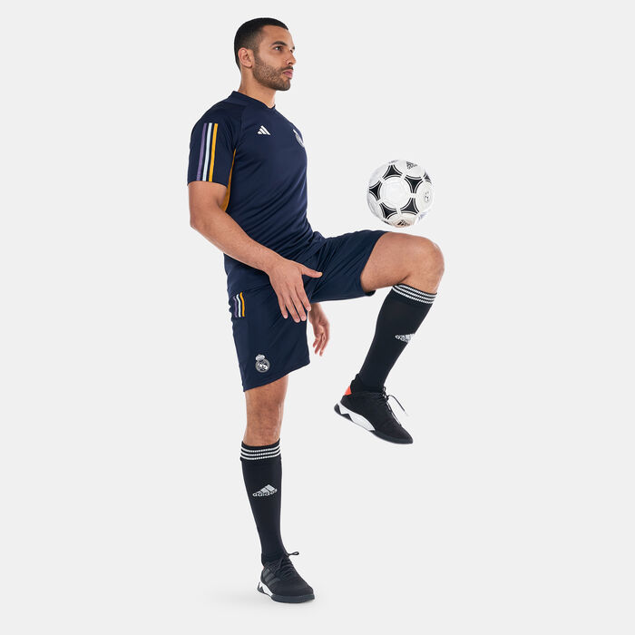 adidas Men's Real Madrid Tiro 23 Training Football Shorts Blue image number 2