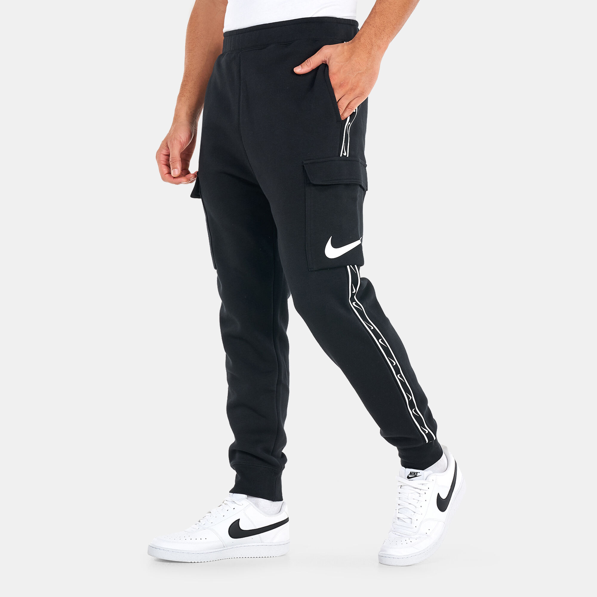 Air print fleece cargo discount jogger