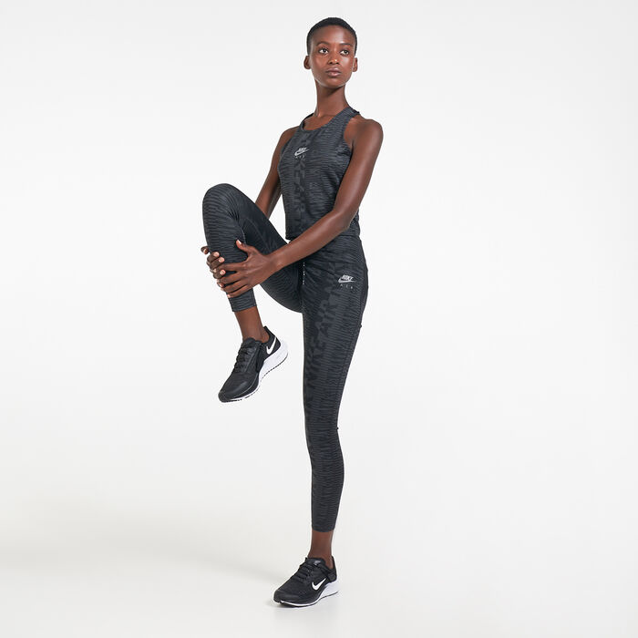 Nike Women's Air Epic Fast 7/8 Leggings Green Nike Women's Air Epic Fast 7/8 Leggings Green image number 2