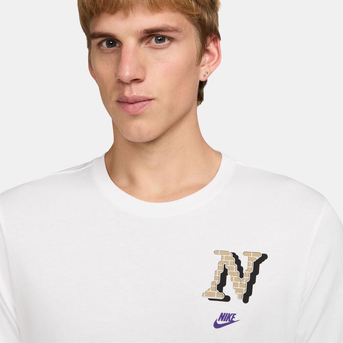 Nike Men's Sportswear Printed T-Shirt White Nike Men's Sportswear Printed T-Shirt White image number 2