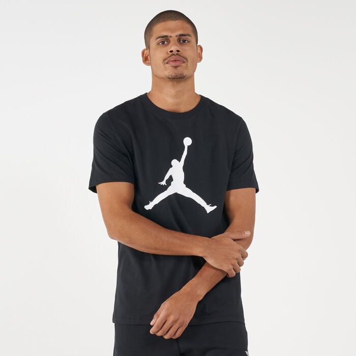 Jordan Men's Jumpman Crew T-Shirt Black Jordan Men's Jumpman Crew T-Shirt Black image number 0