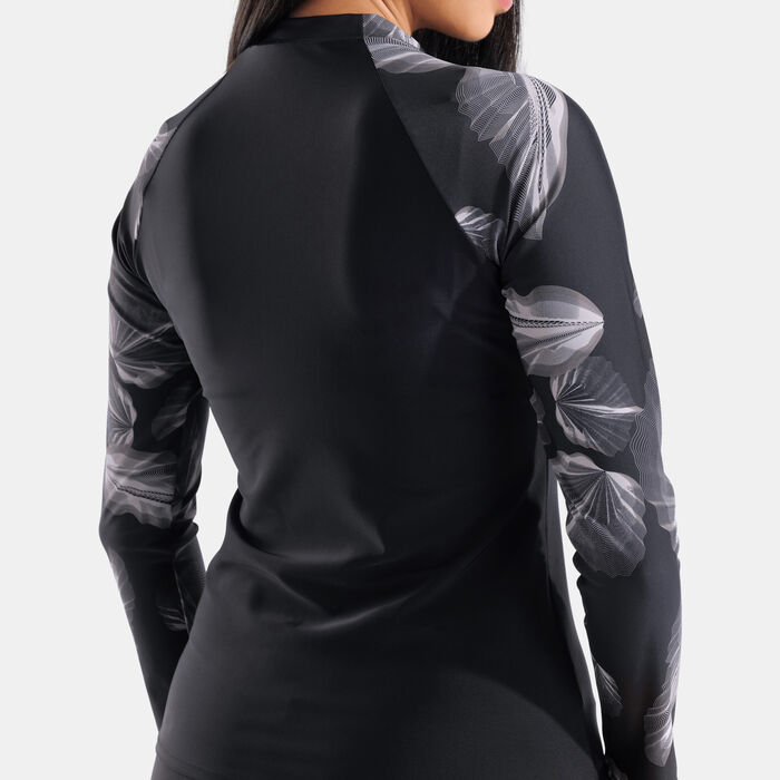 Arena Women's Modesty Long Sleeve Swimming Rashguard Black Arena Women's Modesty Long Sleeve Swimming Rashguard Black image number 4