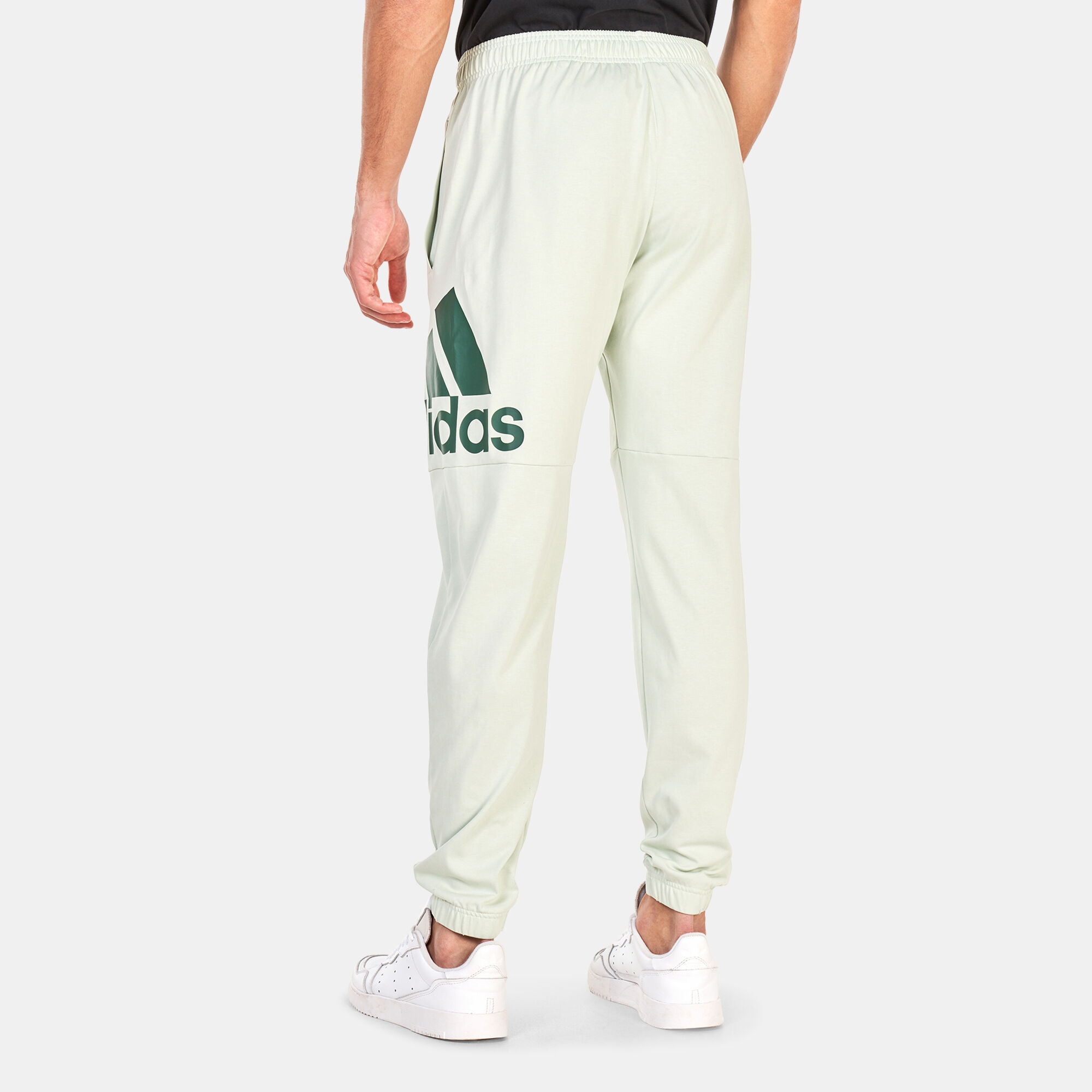 Buy adidas Men s Essentials Performance Logo Joggers Green in KSA SSS