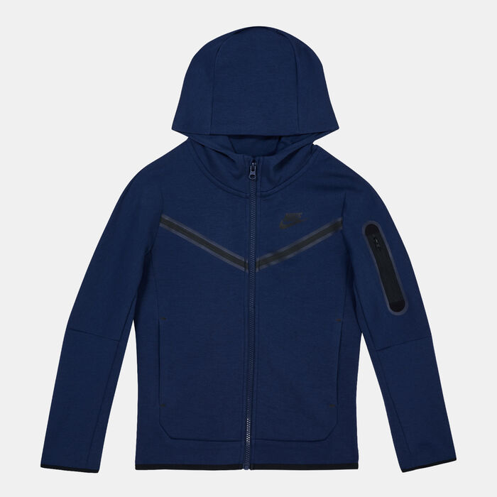 Nike Kids' Sportswear Tech Fleece Hoodie (Older Kids) Blue image number 0