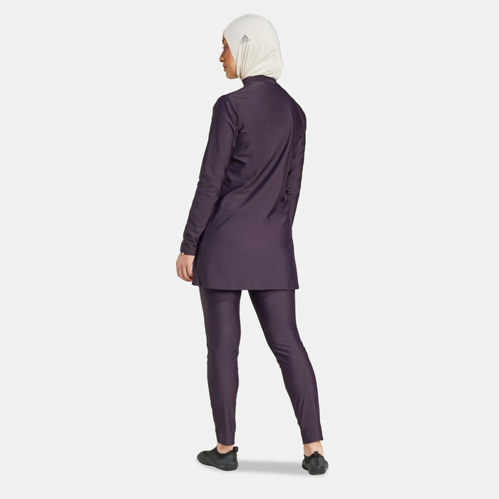 adidas Women's Padded Full Cover Wear 3-Piece Swiming Set Black image number 1