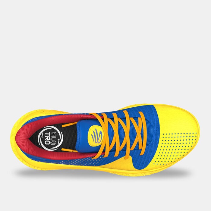Under Armour Curry 4 Low FloTro Basketball Shoes Blue Under Armour Curry 4 Low FloTro Basketball Shoes Blue image number 2