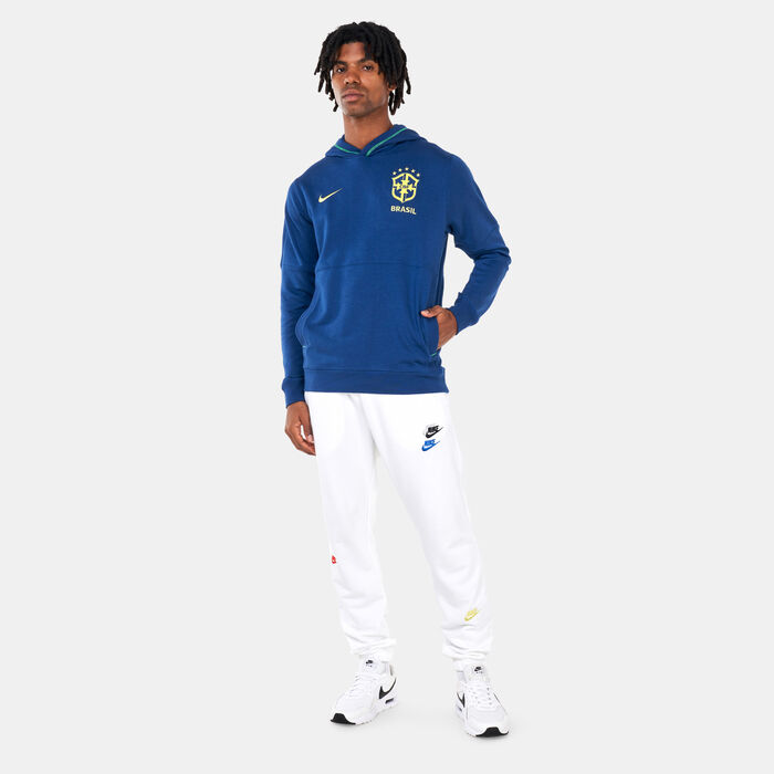 Nike Men's CBF Travel Fleece Hoodie Blue Nike Men's CBF Travel Fleece Hoodie Blue image number 2