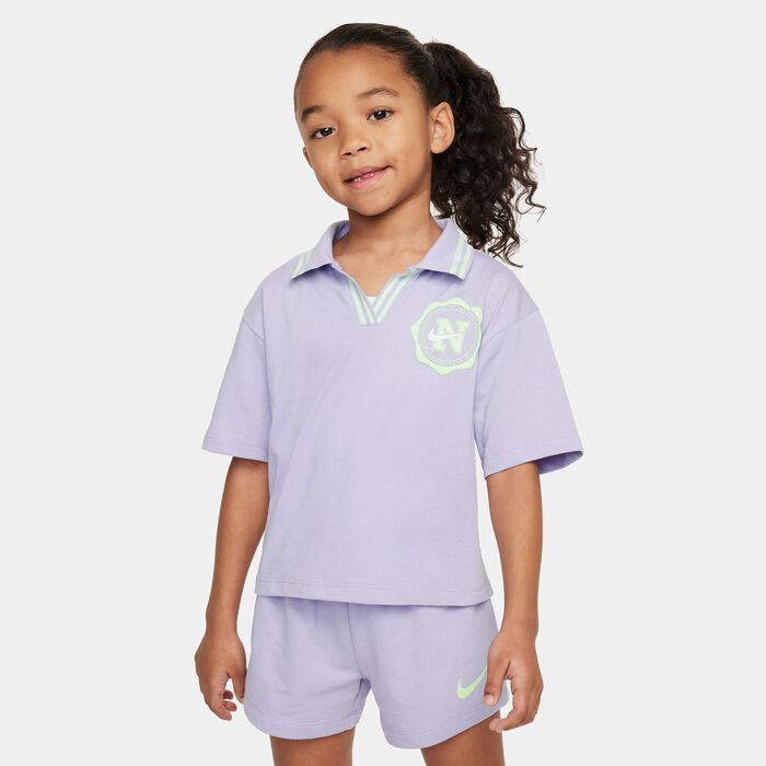 Nike Kids' Prep in Your Step Shorts Set Purple Nike Kids' Prep in Your Step Shorts Set Purple image number 1