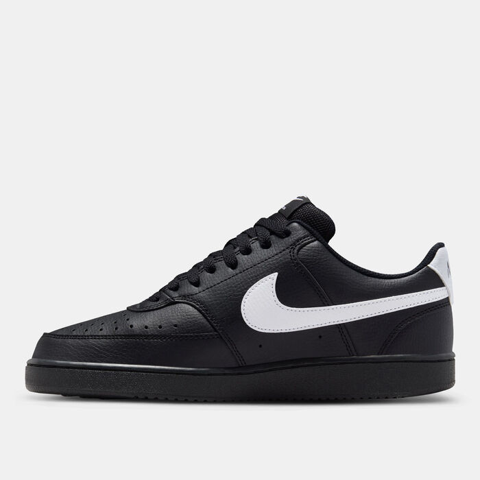Nike Men's Court Vision Low Shoes Black Nike Men's Court Vision Low Shoes Black image number 2