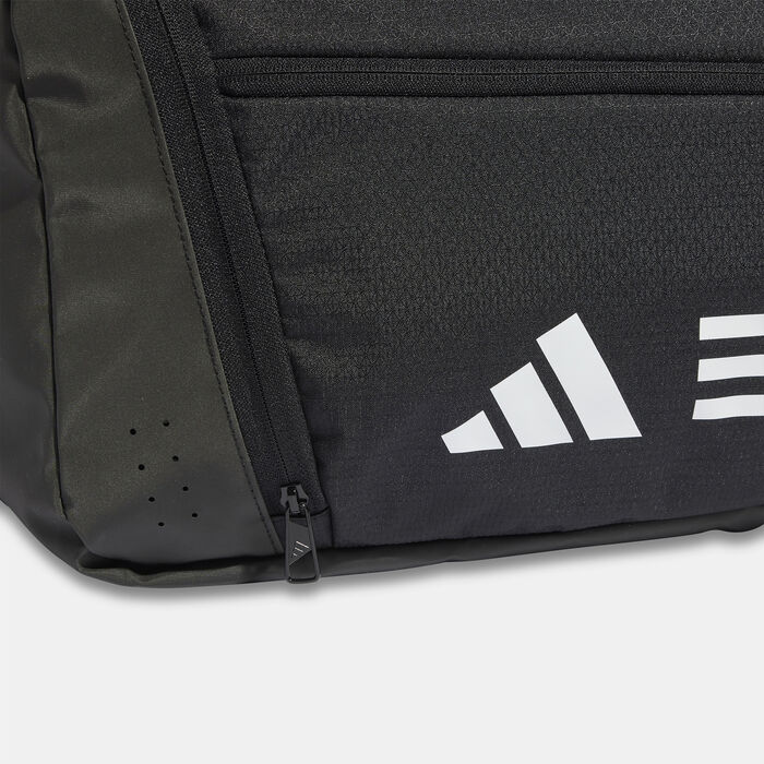 adidas Men's Essentials 3-Stripes Duffel Bag Black adidas Men's Essentials 3-Stripes Duffel Bag Black image number 4