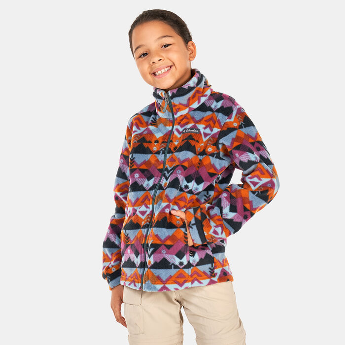 Columbia Kids' Zing&trade; III Printed Fleece Jacket Green image number 0