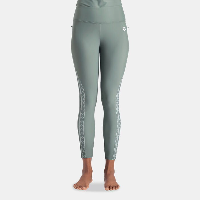 Arena Women's Modesty Swimming Leggings Multi-Color Arena Women's Modesty Swimming Leggings Multi-Color image number 0