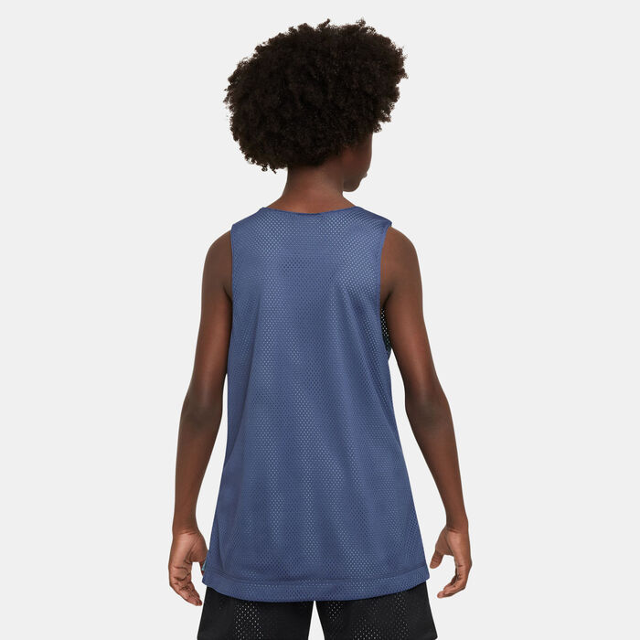 Nike Kids' Dri-FIT Basketball Tank Top Blue image number 1