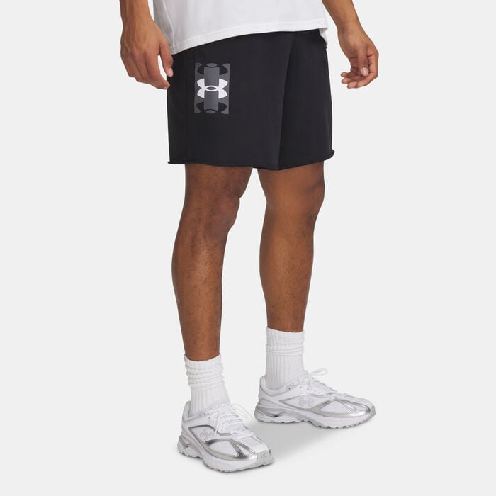 Under Armour Men's Rival Terry Logo Shorts Black Under Armour Men's Rival Terry Logo Shorts Black image number 0