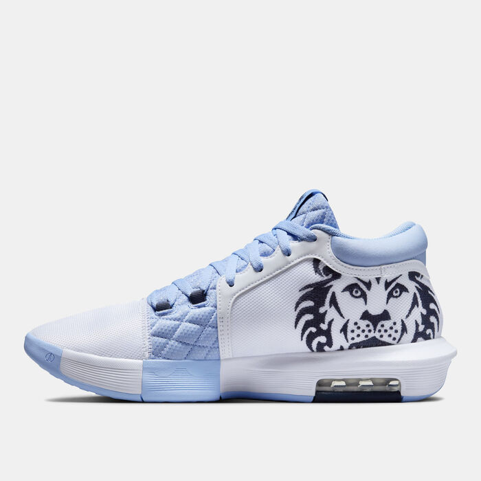 Nike Men's LeBron Witness VIII Basketball Shoes Blue image number 2