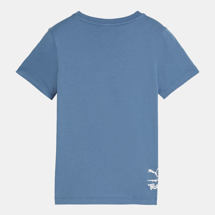 PUMA Kids' x Trolls T-Shirt Blue image number 1