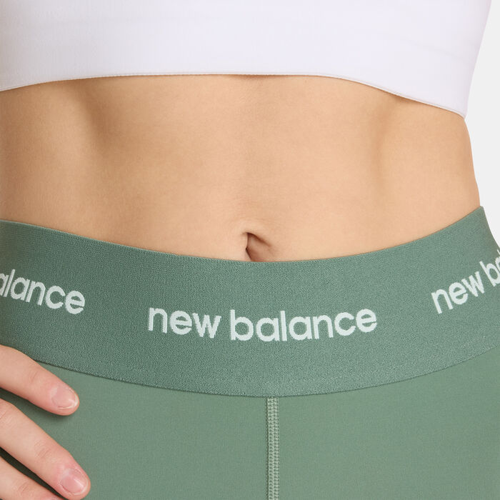 New Balance Women's Sleek Sport Leggings Green image number 4