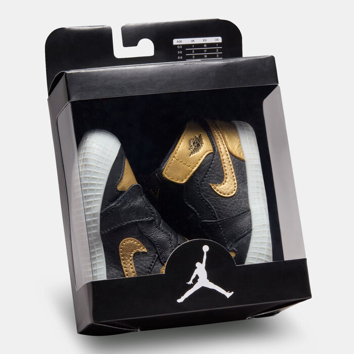 Jordan Kids' 1 Crib Bootie Shoe (Baby and Toddler) Black Jordan Kids' 1 Crib Bootie Shoe (Baby and Toddler) Black image number 5