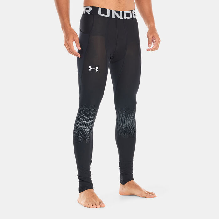 Under Armour Men's HeatGear® ArmourPrint Tights Black Under Armour Men's HeatGear® ArmourPrint Tights Black image number 0