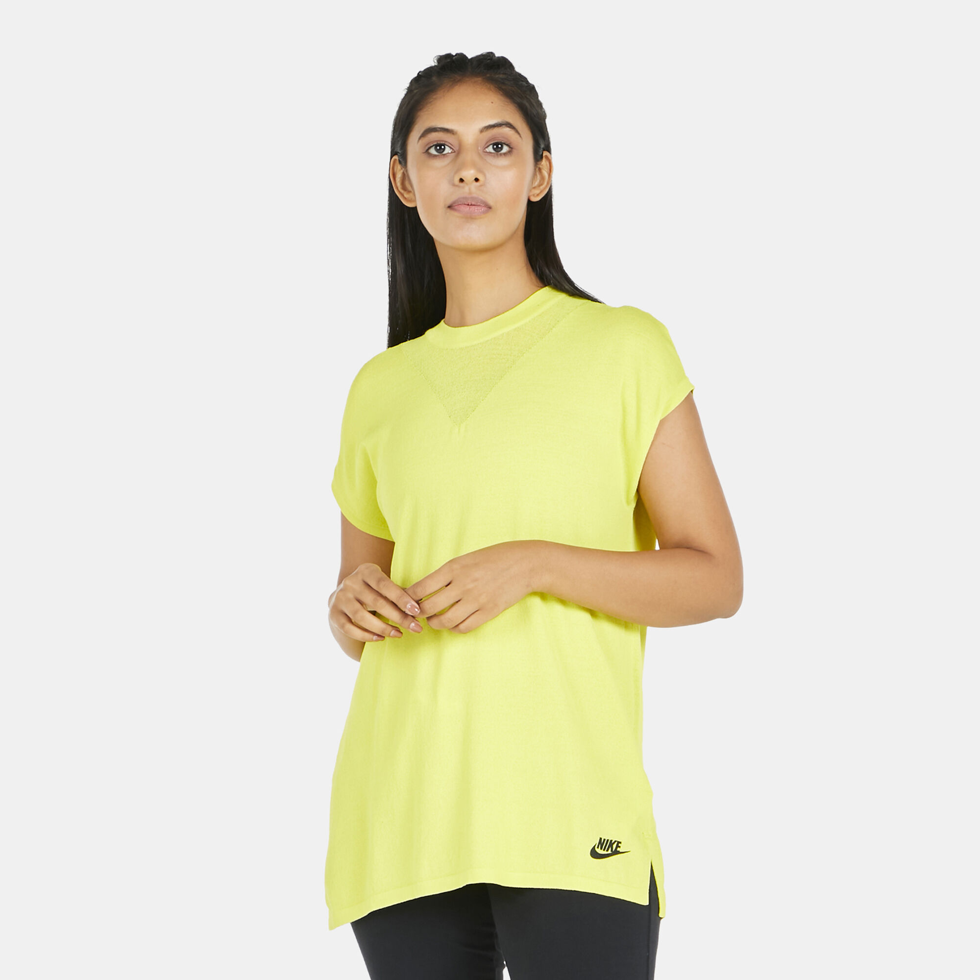 Nike tech knit crop top hotsell