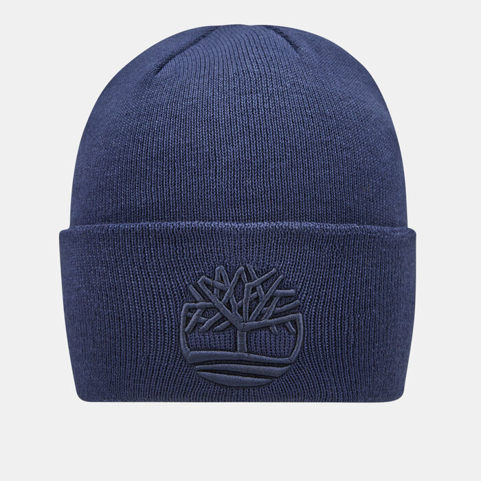 Timberland Men's Tonal 3D Embroidery Beanie Blue Timberland Men's Tonal 3D Embroidery Beanie Blue image number 0