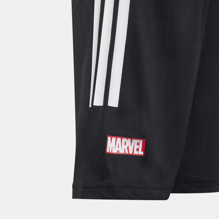 adidas Kids' Marvel Iron Man T-Shirt and Shorts Set Red image number 5