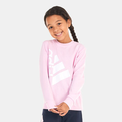 adidas Kids' Badge Of Sport Sweatshirt Pink