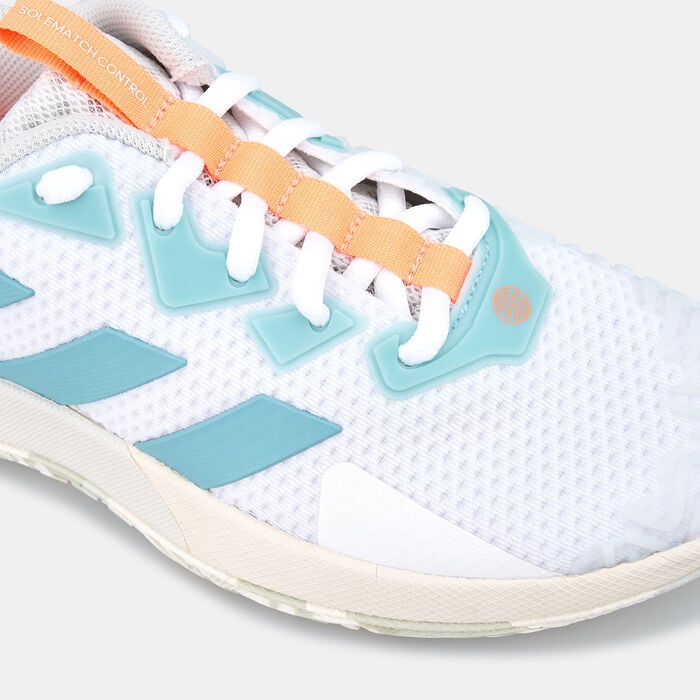adidas Women's Solematch Control Tennis Shoe White adidas Women's Solematch Control Tennis Shoe White image number 4