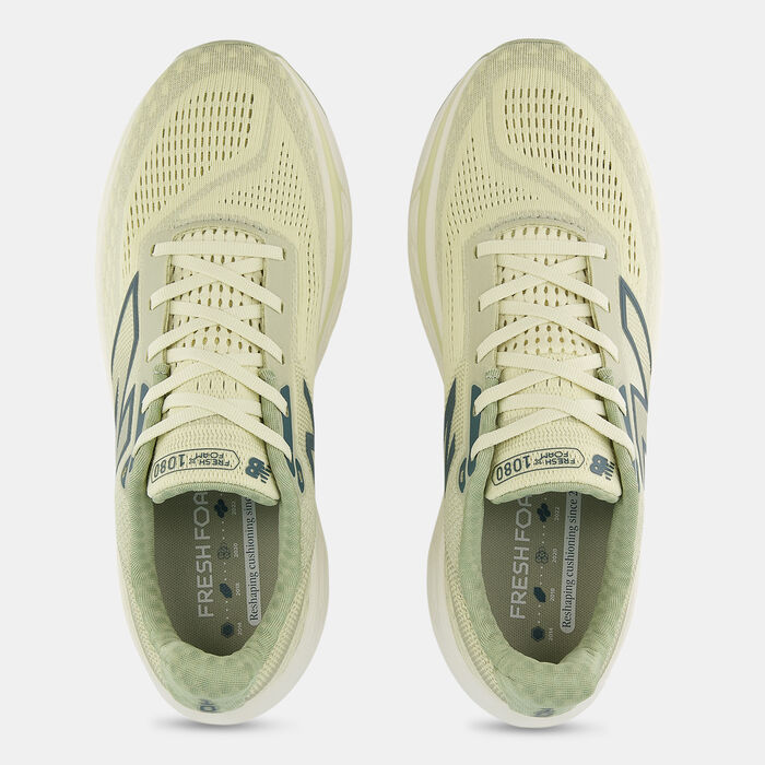 New Balance Men's Fresh Foam X 1080v14 Running Shoes Beige New Balance Men's Fresh Foam X 1080v14 Running Shoes Beige image number 4