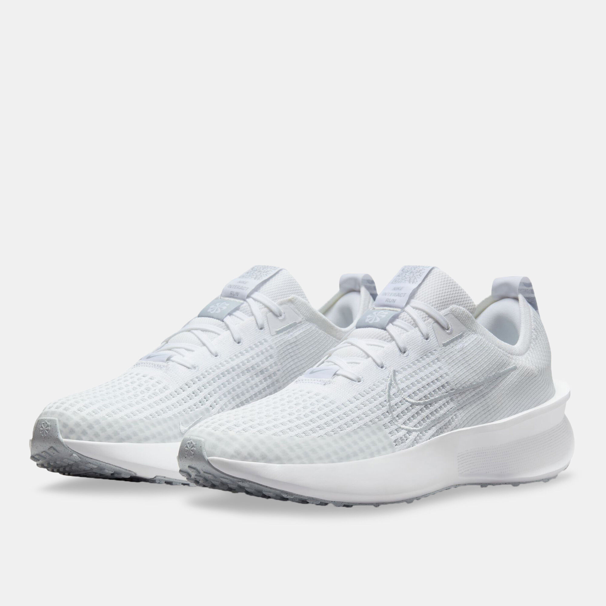 Nike white men's running shoes outlet