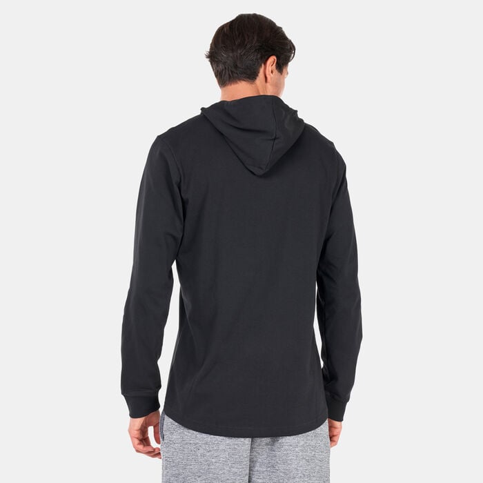 adidas Men's Essentials Logo Hoodie Black adidas Men's Essentials Logo Hoodie Black image number 1