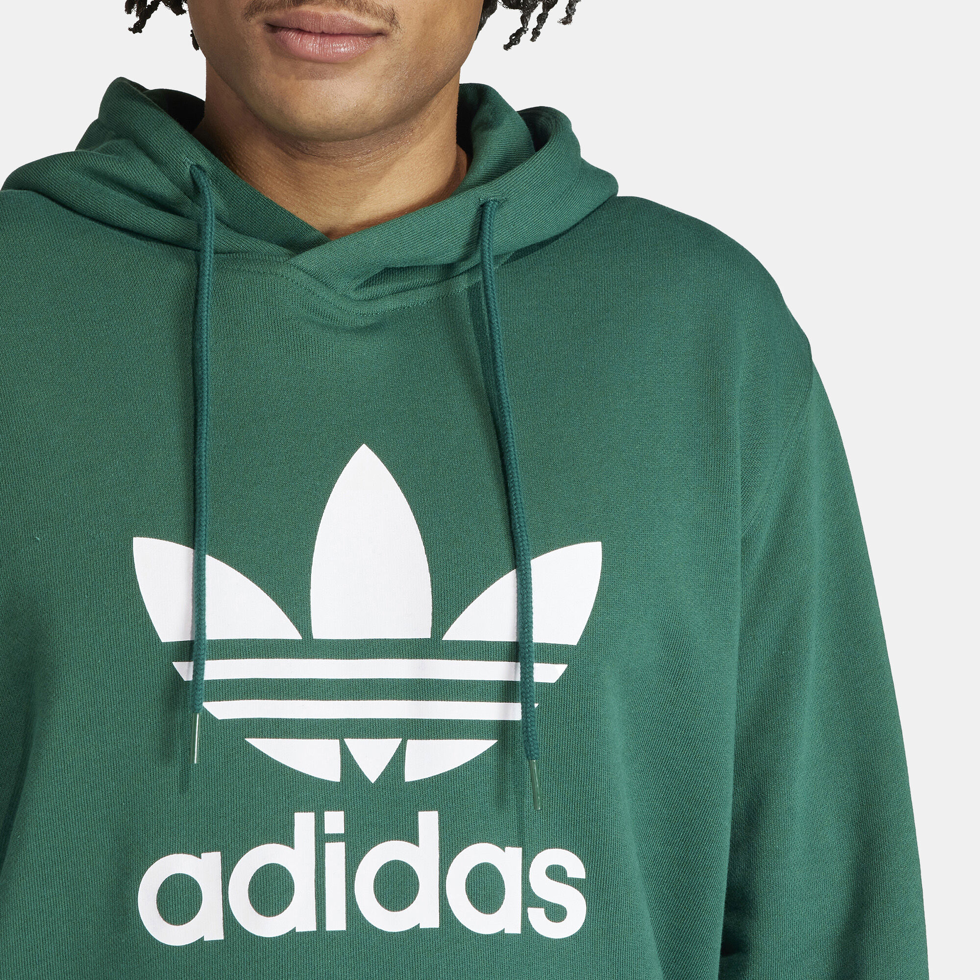 Green trefoil hoodie mens outlet