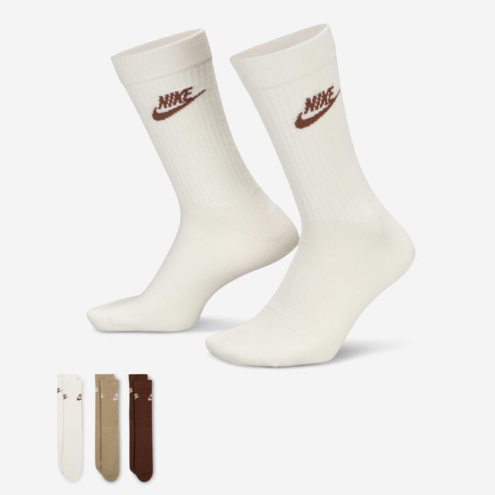 Nike Sportswear Everyday Essential Crew Socks (3 Pairs) Multi-Color Nike Sportswear Everyday Essential Crew Socks (3 Pairs) Multi-Color image number 0