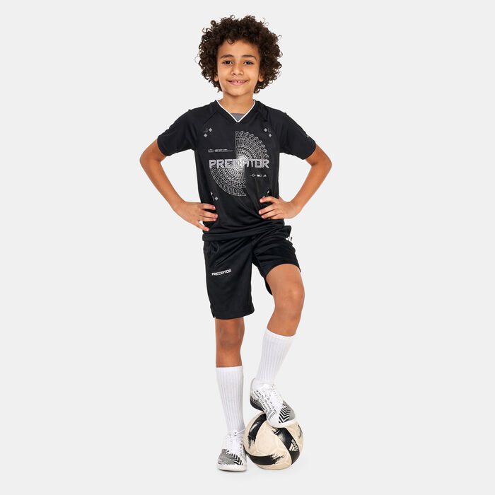 adidas Kids' Football-Inspired Predator Shorts Black adidas Kids' Football-Inspired Predator Shorts Black image number 2