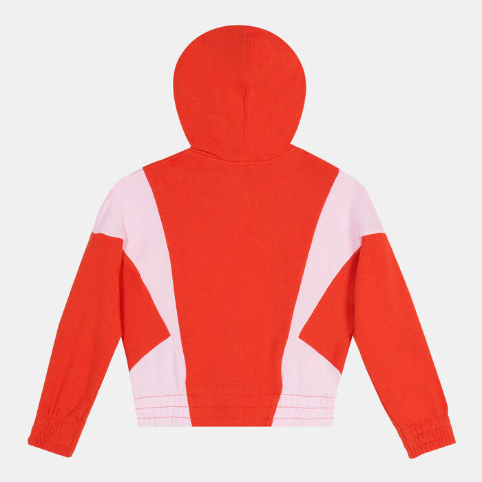 Nike Kids' XO Swoosh Full-Zip Hoodie Red Nike Kids' XO Swoosh Full-Zip Hoodie Red image number 1