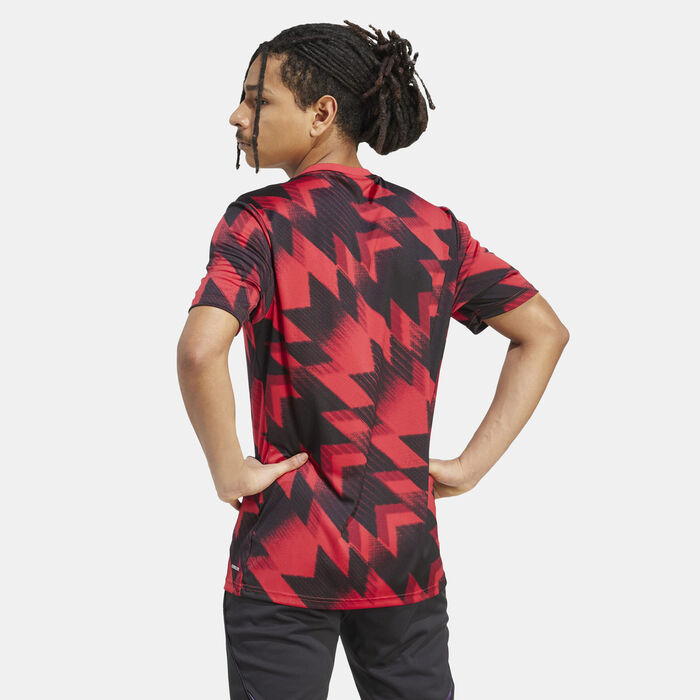 adidas Men's Manchester United 25/26 Pre-Match Football Jersey Red adidas Men's Manchester United 25/26 Pre-Match Football Jersey Red image number 1