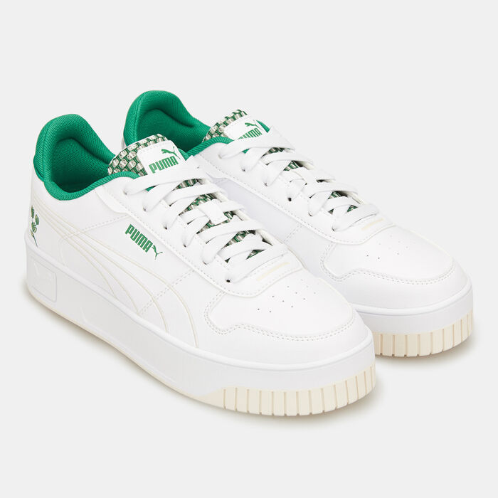 PUMA Women's Carina Street Blossom Shoes White PUMA Women's Carina Street Blossom Shoes White image number 1