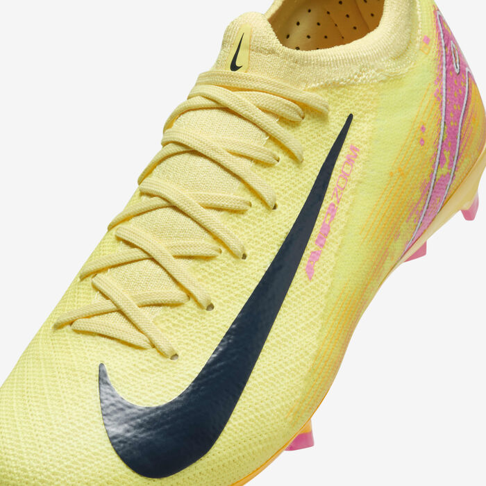 Nike Kids' Mercurial Vapor 16 Pro 'Kylian Mbappé' FG Football Shoes yellow Nike Kids' Mercurial Vapor 16 Pro 'Kylian Mbappé' FG Football Shoes yellow image number 7