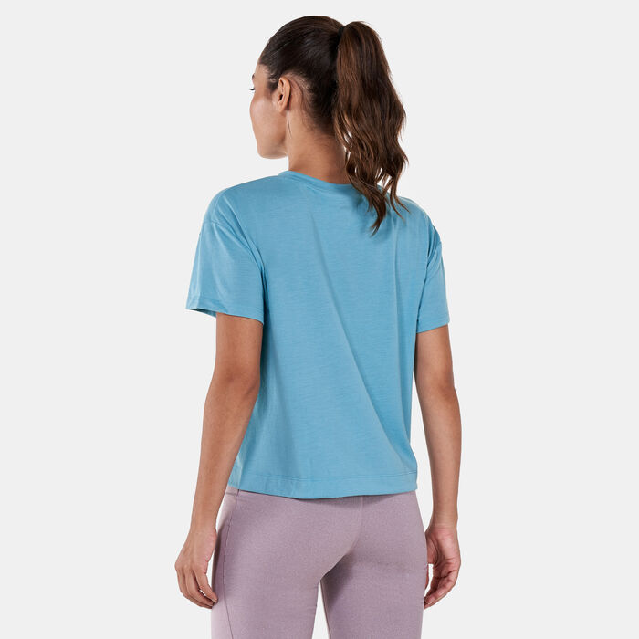 PUMA Women's Modern Sports Fashion T-Shirt Blue PUMA Women's Modern Sports Fashion T-Shirt Blue image number 1